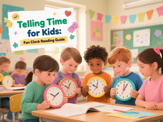 Learn to Tell Time: A Fun Guide for Kids
