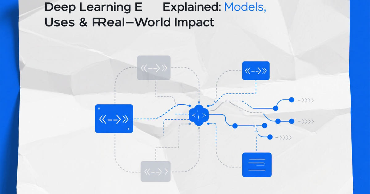 PageOn Deep Learning Explained: Neural Networks, Models & Applications